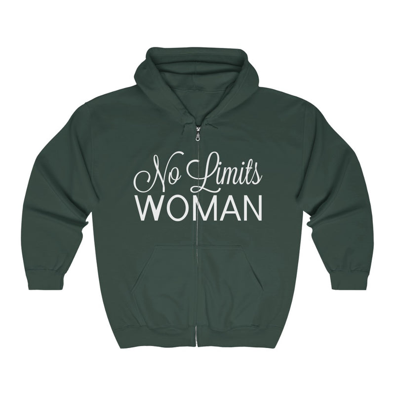 NO LIMITS Woman Full Zippered Hoodie