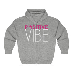 Positive Vibe Full Zippered Hoodie