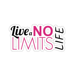 Live a No Limits Life Sticker