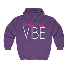 Positive Vibe Full Zippered Hoodie