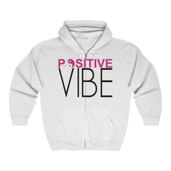 Positive Vibe Full Zippered Hoodie