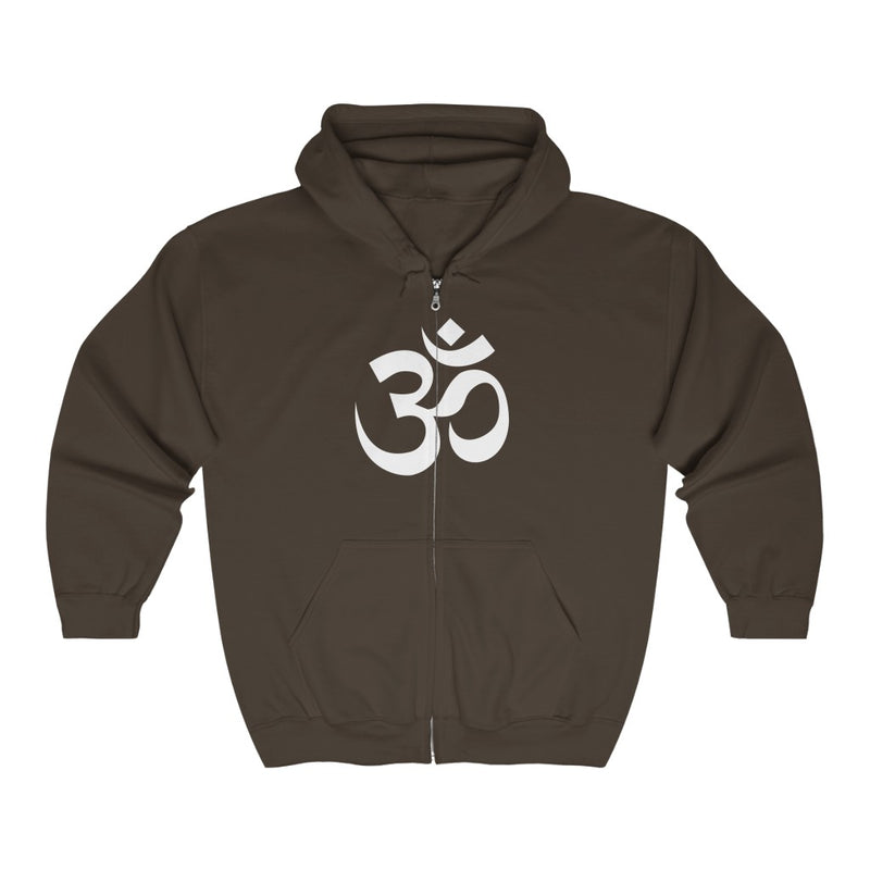 Om Full Zippered Hoodie