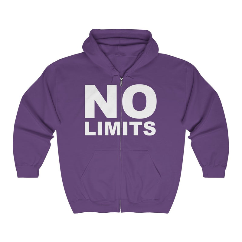 NO LIMITS Full Zippered Hoodie