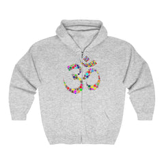 Colorful OM Full Zippered Hoodie