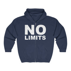 NO LIMITS Full Zippered Hoodie