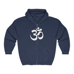 Om Full Zippered Hoodie