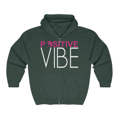 Positive Vibe Full Zippered Hoodie