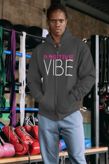 Positive Vibe Full Zippered Hoodie